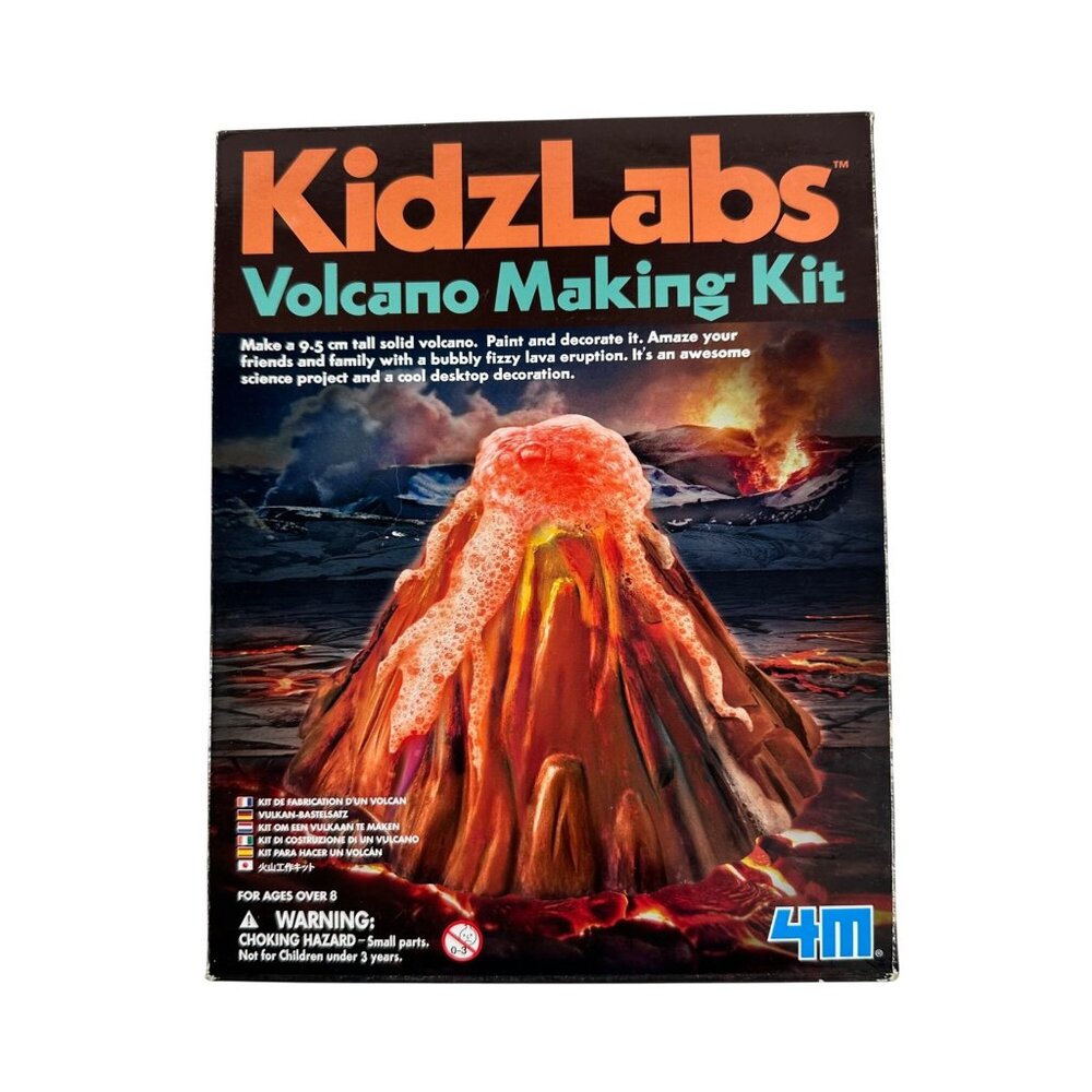 KidzLabs Volcano Making Kit School Science Experiment Ages 8+ Materials & Instru